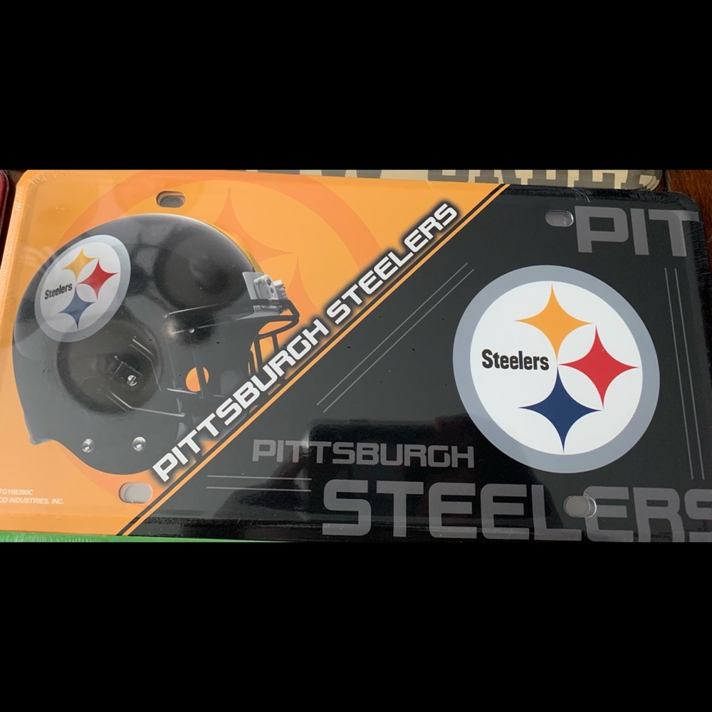 Steeler car tag